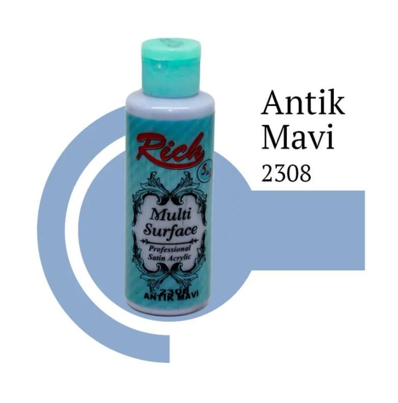 Multi Surface 2306 Antik Mavi Akrilik Boya 120 cc