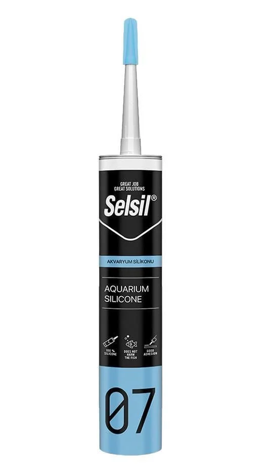07 Akvaryum Silikonu Şeffaf 280 ml