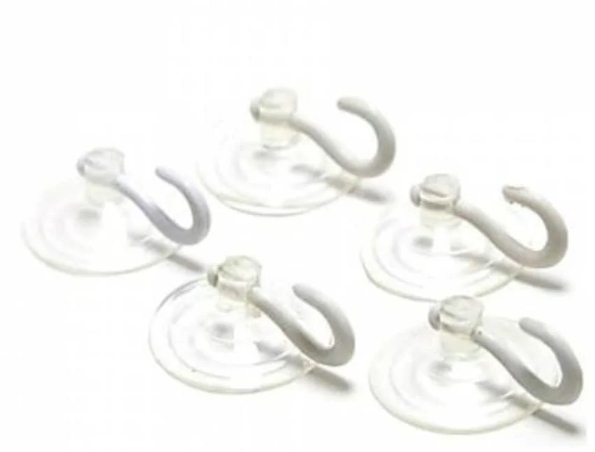 Kancalı Cam Vantuzu 5 Adet