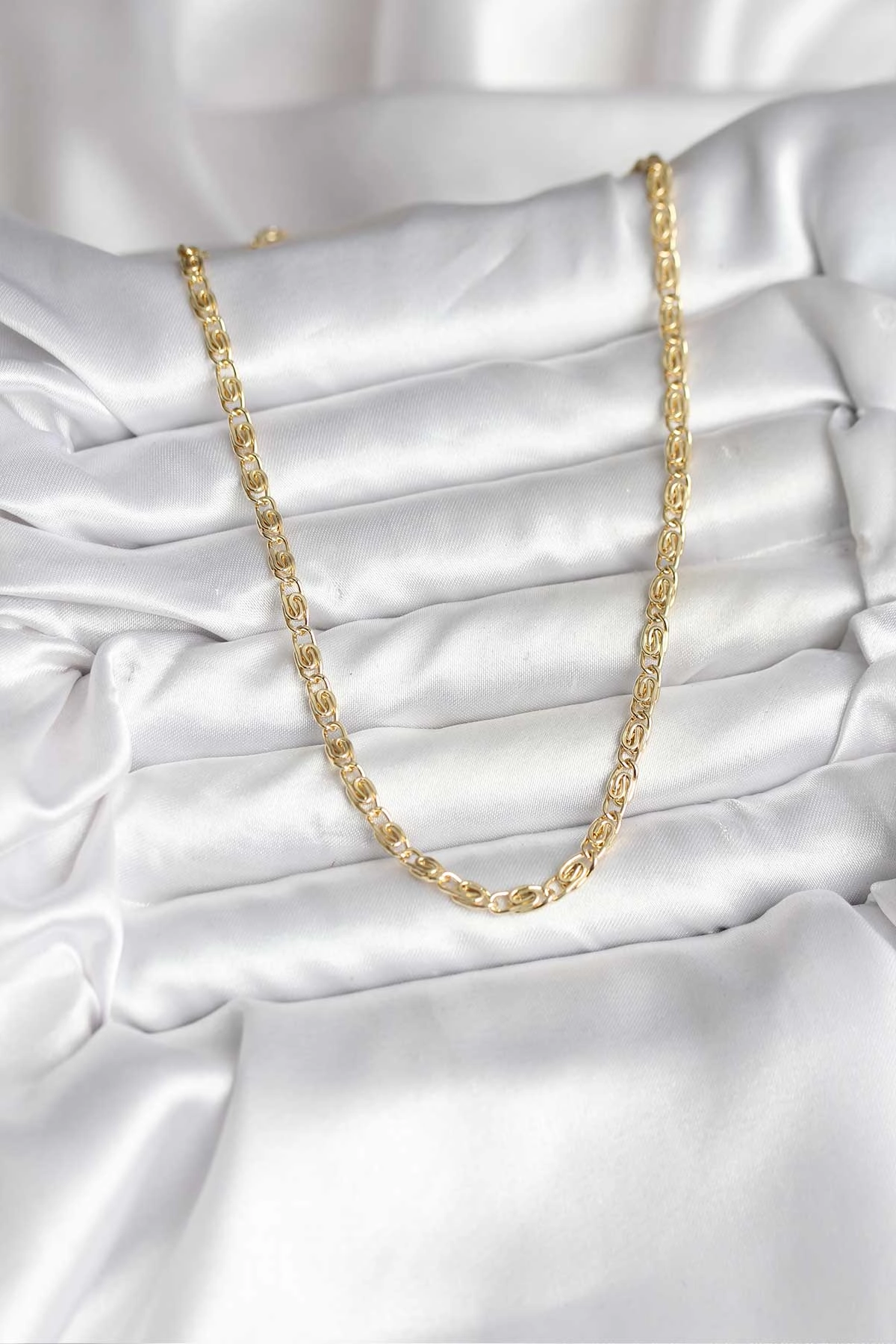 14K Gold Renk Kaplama Zincir Model CM Kadın Kolye