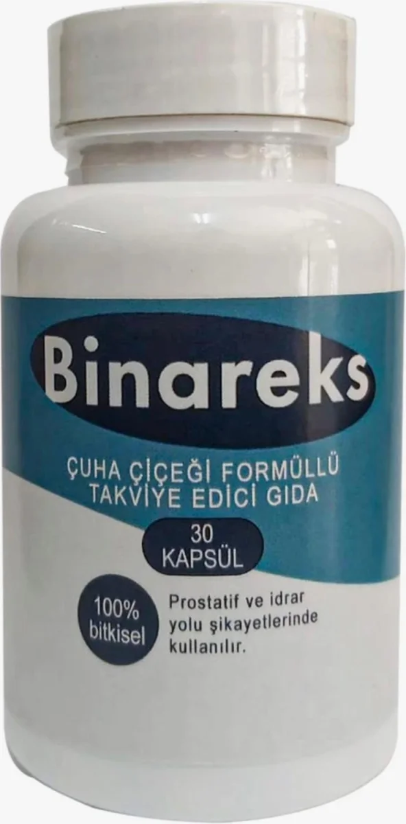 Pro Binareks Çuha Çiçegi Formüllü Bitkisel Takviye Edici Gıda Caps 3 x 30 Adet (3 Aylık Kullanım) Çay Hediye