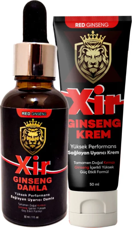 Red Ginseng Xir Özel Karışım 30 ml + Xir Erkeklere Özel Krem Effect 50 ml