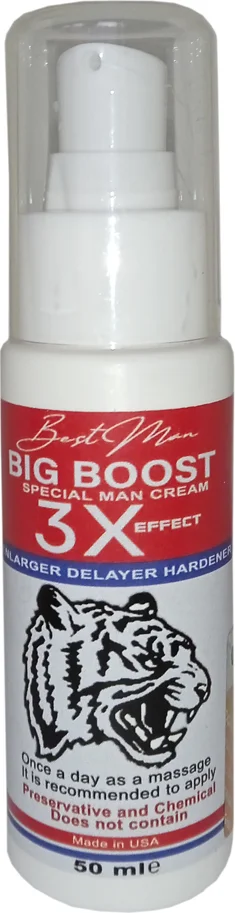 Best Man Bigboost Erkeklere Özel Krem 3 x Effect