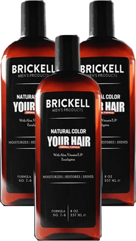 Brickell Antiwhite Erkeklere 3Adet Beyazlaşmış Saç Sakal Şampuanı 237 ml LUST925000336