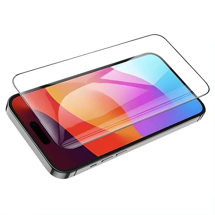 HOCO Guardian Shield Series iPhone 15 HD Tempered Kırılmaz Cam Ekran Koruyucu 10 Adet Set-(5775)