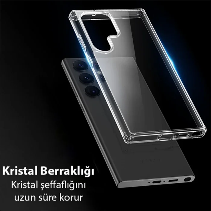 Dux Ducis SM Galaxy S23 Ulta Clin Series Shockproof Şeffaf Silikon Kılıf-(5775)