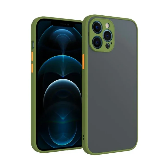 iPhone 12 Pro 6.1inç Kamera Korumalı Premium Silikon Kılıf-(5775)