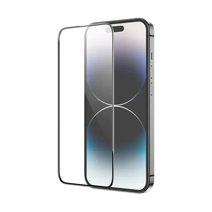 HOCO Guardian Shield Series iPhone 15 Pro 5D Tempered Kırılmaz Cam Ekran Koruyucu 10 Adet Set-(5775)
