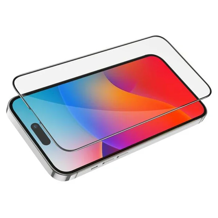 HOCO iPhone 15 Pro Full HD Tempered Kırılmaz Cam Ekran Koruyucu 10 Adet set-(5775)