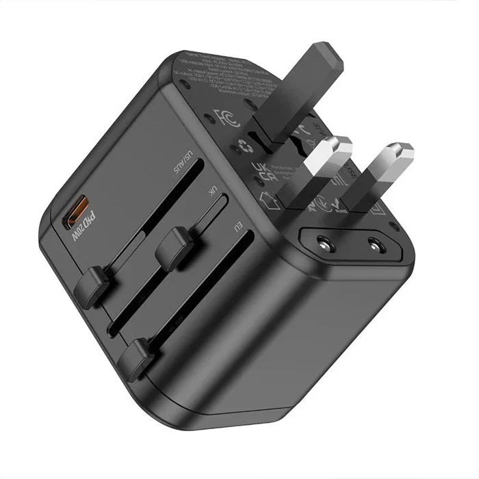 HOCO AC15 20W PD QC 3.0 Hızlı Şarj Universal Priz-(5775)