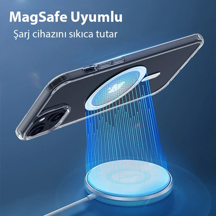 Dux Ducis Clin Mag Series iPhone 15 Magsafe Uyumlu Manyetik Silikon Kılıf-(5775)