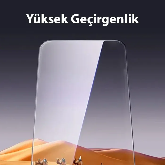 Baseus iPhone 15 HD Tempered Full Koruma Cam Ekran Koruyucu-(5775)