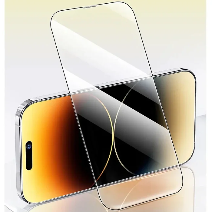 Baseus iPhone 15 Plus HD Tempered Full Koruma Cam Ekran Koruyucu-(5775)