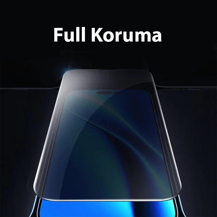 Baseus iPhone 15 Plus Privacy Hayalet Full Koruma Cam Ekran Koruyucu-(5775)