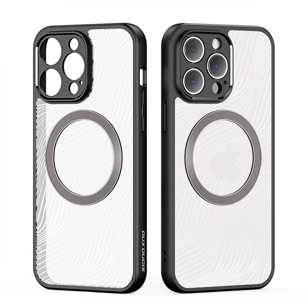 Dux Ducis iPhone 14 PRO Max Aimo Series MagSafe Premium Buzlu Sert PC-TPU Kılıf-(5775)