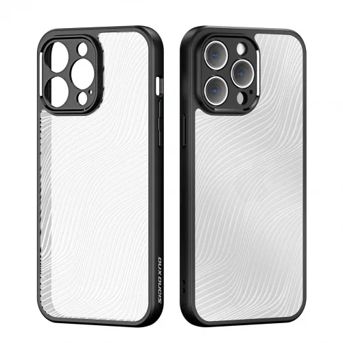 Dux Ducis iPhone 14 Pro Aimo Series Premium Buzlu Sert PC-TPU Kılıf-(5775)
