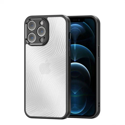 Dux Ducis iPhone 13 Pro Max Aimo Series Premium Buzlu Sert PC-TPU Kılıf-(5775)