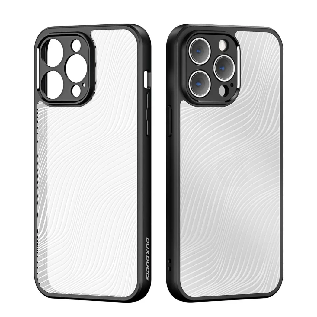 Dux Ducis iPhone 12 Pro Aimo Series Premium Buzlu Sert PC-TPU Kılıf-(5775)