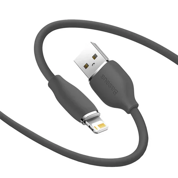 Baseus Jelly Liquid USB to iPhone Lightning 2.4A Hızlı Şarj Kablosu 1.2m-(5775)