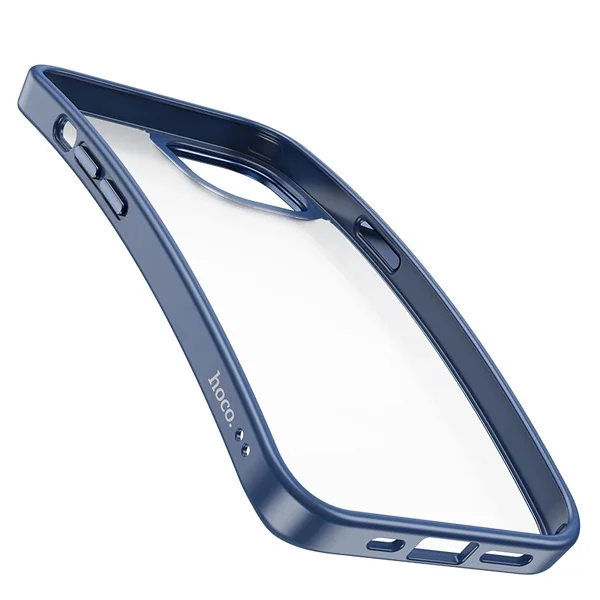 Hoco iPhone 14 Pro Golden Shield Frosted Silikon Telefon Kılıfı-(5775)