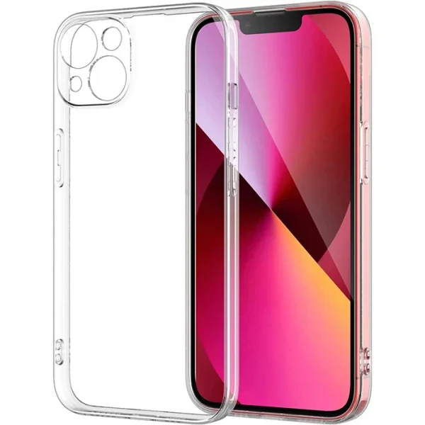 ALLY iPhone 14 6.1inç Crystal Clear Kamera Korumalı Sert PC Kılıf-(5775)