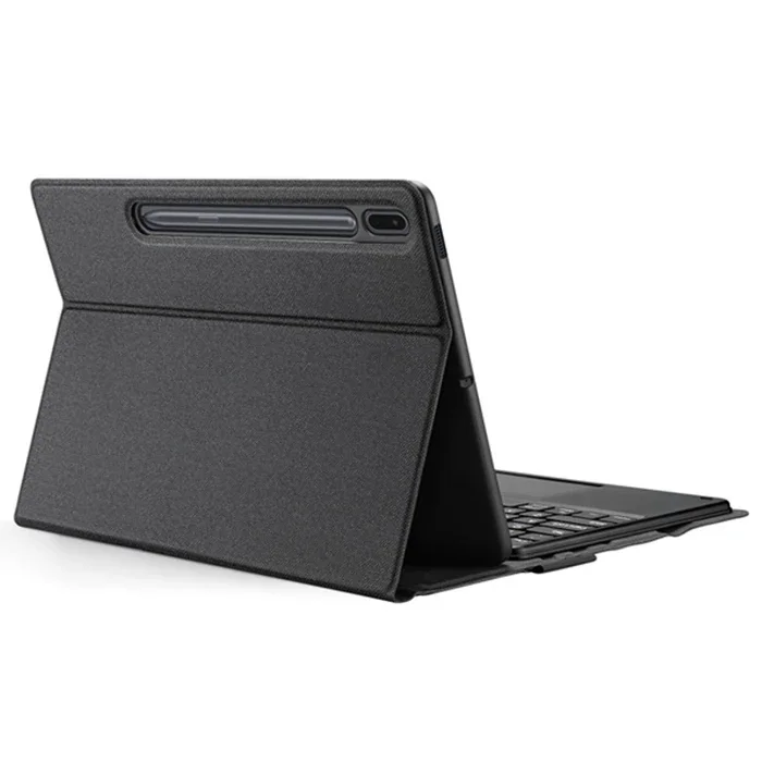 Dux Ducis SM Galaxy Tab S8 Plus-S7 Plus-S7 FE ile Uyumlu Bluetooth Klavye Touchpad Kılıf-(5775)