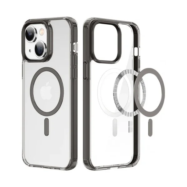 Dux Ducis Clin Mag Series iPhone 14 6.1 Magsafe Uyumlu Manyetik Silikon Kılıf-(5775)