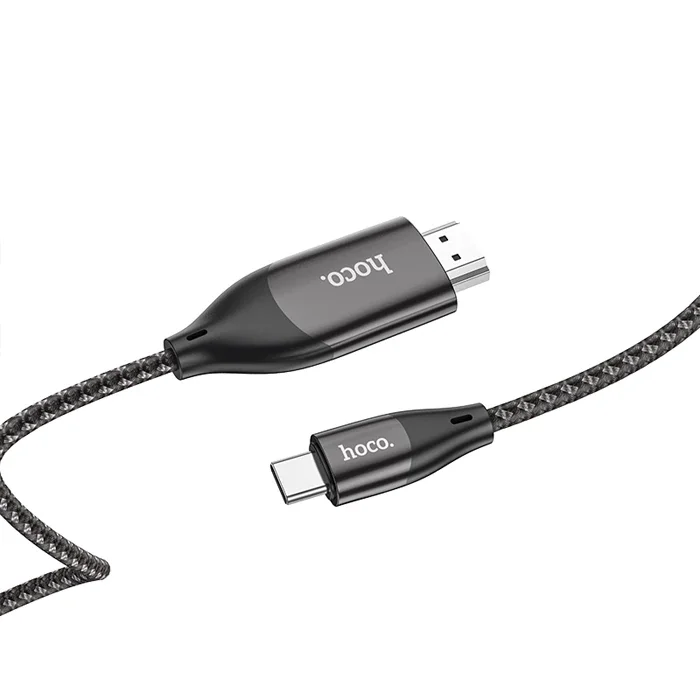 HOCO UA16 Type-C to HDMI 4K 30hz Ses ve Görüntü Aktarma Kablosu-(5775)