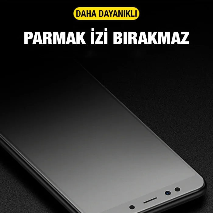 ALLY iPhone 12 -12 Pro 6.1inç Full Glue Matte Tempered Cam  Ekran Koruyucu-(5775)
