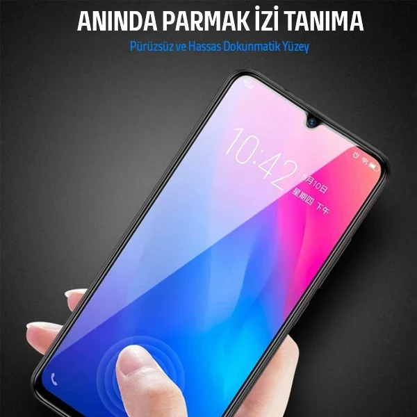 Ally OPPO Realme C21 Full Glue-Tempered Cam Ekran Koruyucu-(5775)