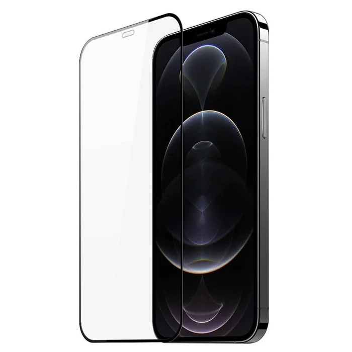 Dux Ducis iPhone 12 Pro Max 6.7inç Tempered Cam Ekran Koruyucu 10D Full Kaplama-(5775)