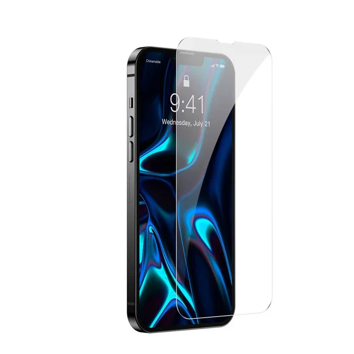 Baseus iPhone 13 Mini 0.3mm Tempered Full Cam Ekran Koruyucu 2 Adet Set-(5775)