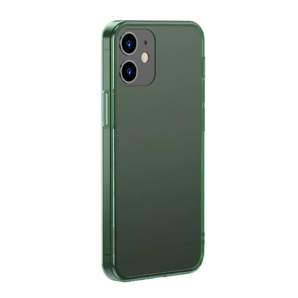 Baseus Frosted Glass iPhone 12 -12 Pro 6.1inch Shockproof Koruyucu Kılıf-(5775)