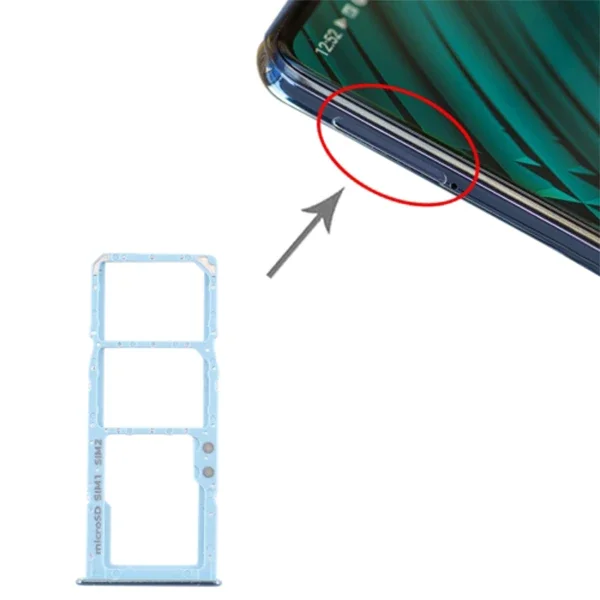 Samsung Galaxy A51 SM-A51 Sim Hafıza Kart Kapağı Tutucu-(5775)