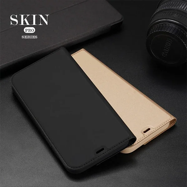 DUX DUCİS İPhone 12/ 12 Pro Kılıf Kapaklı Flip Cover Kılıf Skin Pro Series Kılıf-(5775)