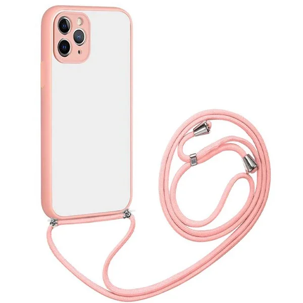 ALLY iPhone 12 Pro 6.1 Askılı Koruyucu Silikon Kılıf-(5775)