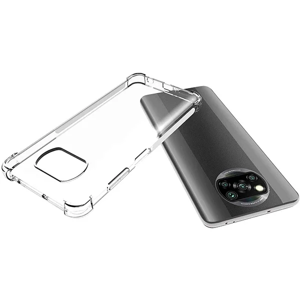 ALLY Poco X3 Anti-Drop Silikon Kılıf Shockproof Kılıf-(5775)