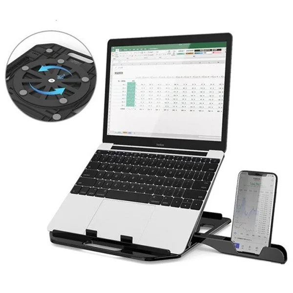 ALLY Yükseklik Ayarlı Dizüstü Laptop-Tablet Standı Telefon Tutucu-(5775)