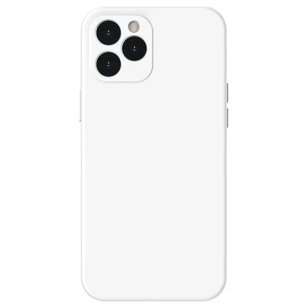 Baseus Liquid Silica Gel iPhone 12 Pro 6.1 Kılıf Ultra Koruma Silikon Kılıf-(5775)
