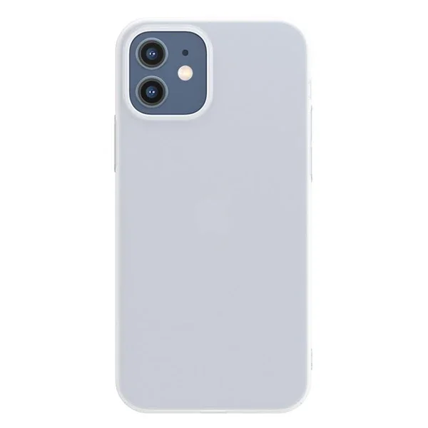 Baseus İPhone 12 Mini 5.4 Comfort İnce Şeffaf Kılıf Matte PP Kılıf-(5775)