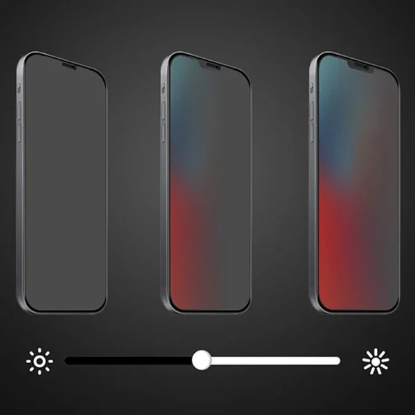 ALLY İPhone 12 Mini 5.4 3D Full Privacy Gizlilik Cam Ekran Koruyucu-(5775)