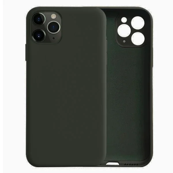 ALLY İPhone 11 Pro Kamera Korumalı Lansman Kılıf İçi Kadife Silikon Kılıf-(5775)