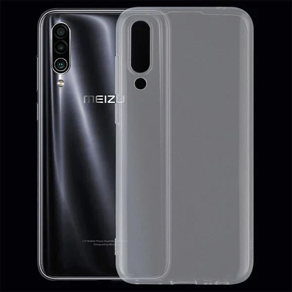 Meizu 16XS  Kamera Korumalı Fit Silikon Kılıf-(5775)