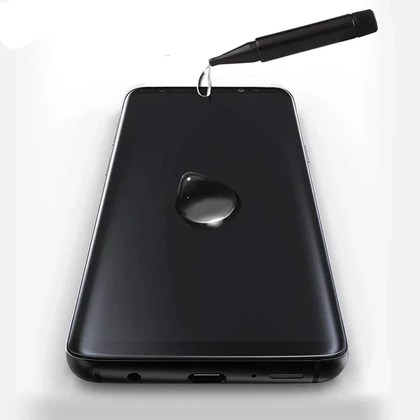 Ally İPhone 11 Pro Max/ Xs Max Full Liquid+Uv Işık 3D Kırılmaz Cam Ekran Koruyucu-(5775)
