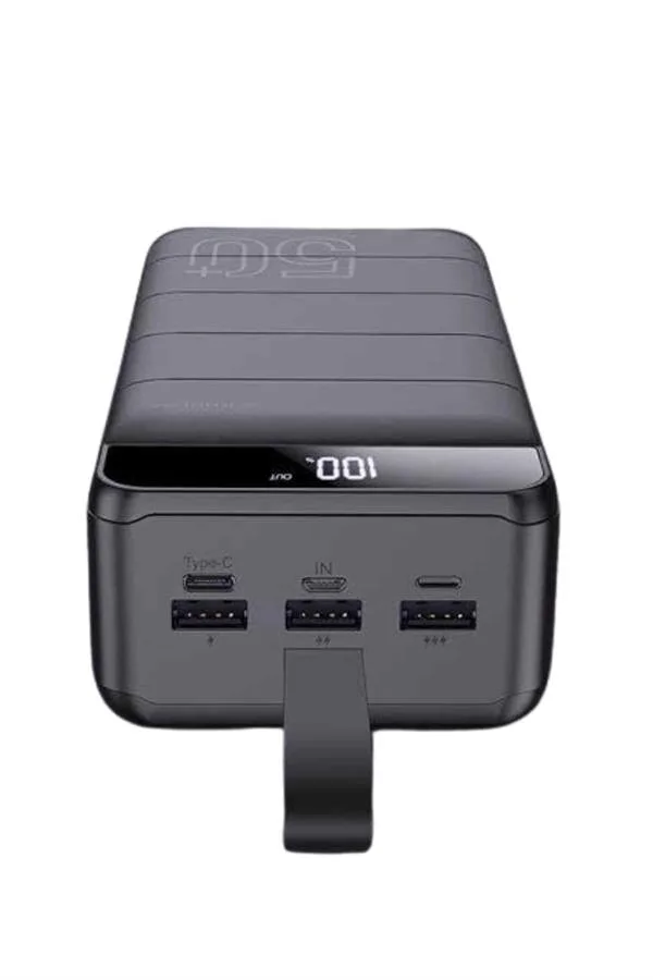 Powerbank Çoklu Şarj Girişi 50.000 Mah Taşınabilir Dijital Göstergeli