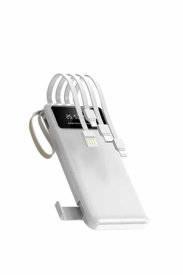 Powerbank Şarj Cihazı 4 Çıkışlı 20.000 MAH Powerbank Taşınabilir Çoklu Giriş