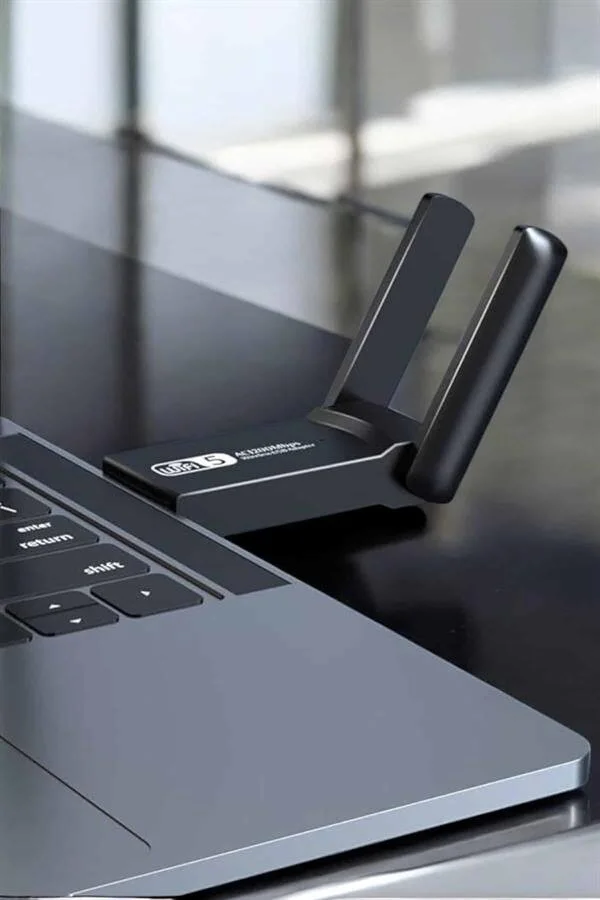 Wifi Adaptör Çift Bantlı Kablosuz Wifi Adaptörü