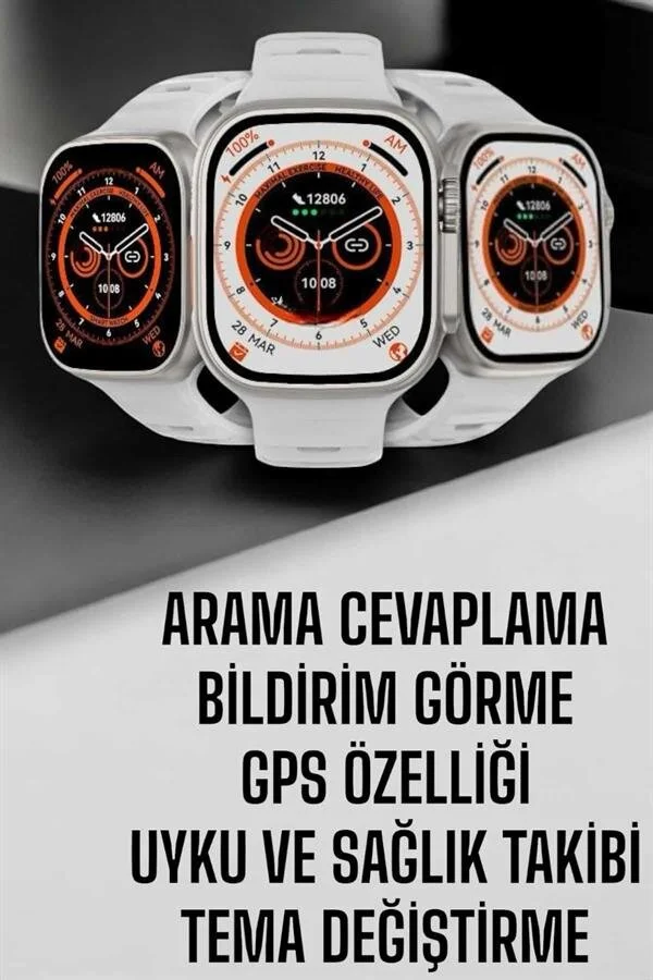 Akıllı Saat Nabız Ölçebilen Yeni Nesil GPS ve Adımsayar Özelliği