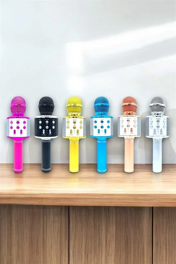 Taşınabilir Bluetooth Karaoke Mikrofon: Hafıza Kart Girişli Etkileyici Performans
