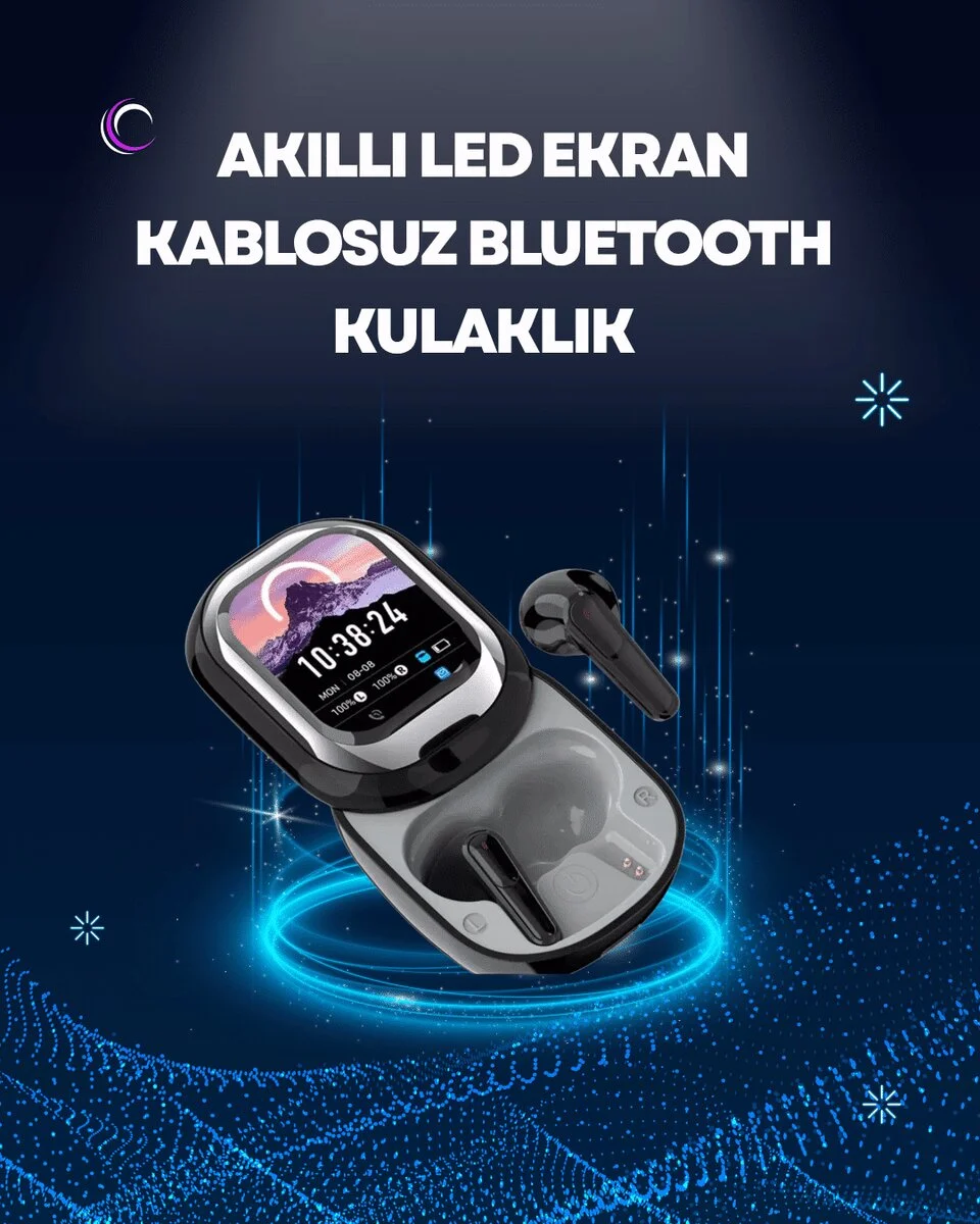 ENC Destekli Bluetooth 5.4 Kulaklık – EQ Ayarlı Akıllı Kutulu